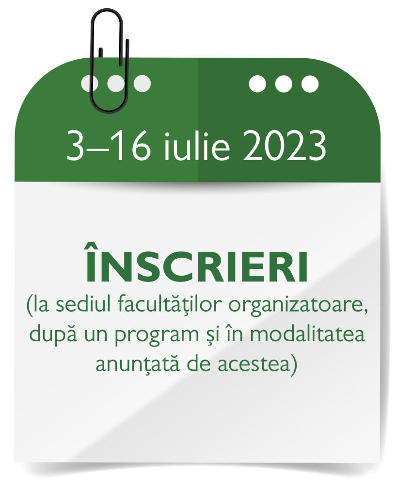 imagine cu calendarul înscrierilor