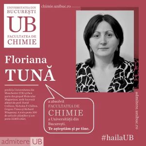 Floriana Tună a absolvit Facultatea de Chimie.
