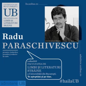 Radu Paraschivescu a absolvit Facultatea de Limbi și Literaturi Străine.