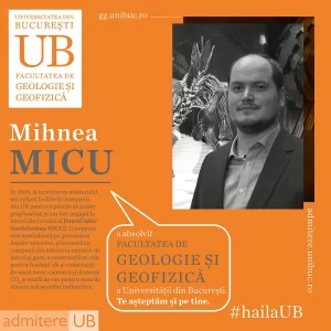 Mihnea Micu a absolvit Facultatea de Geologie și Geofizică.
