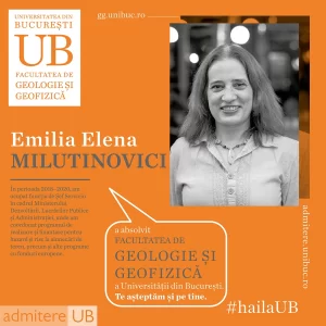 Emilia Elena Milutinovici a absolvit Facultatea de Geologie și Geofizică.