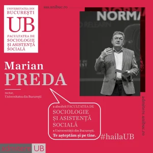 Marian Preda a absolvit Facultatea de Sociologie și Asistență Socială.